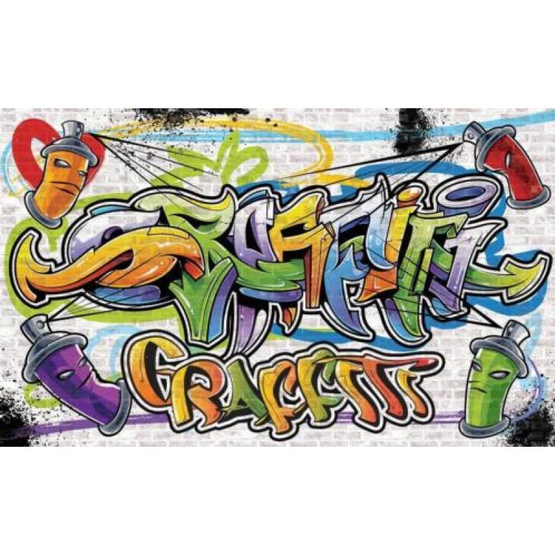 Fotobehang GRAFFITI Gratis Lijm en Verzenden 11399