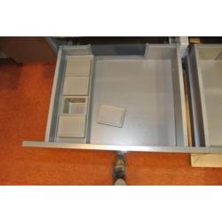 Badmeubel primabad exclusive met 4 lades + spiegel 120 cm -