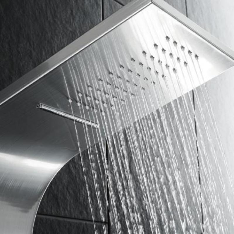 Douchepaneel waterval met massagejets 402678