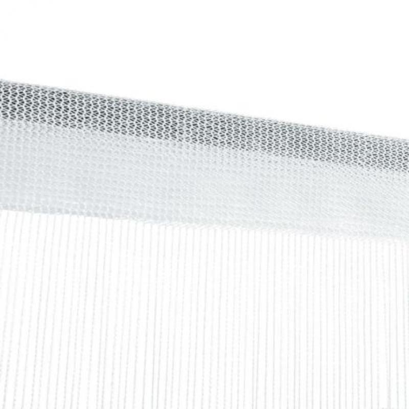 vidaXL Draadgordijn 140x250 cm wit 2 st