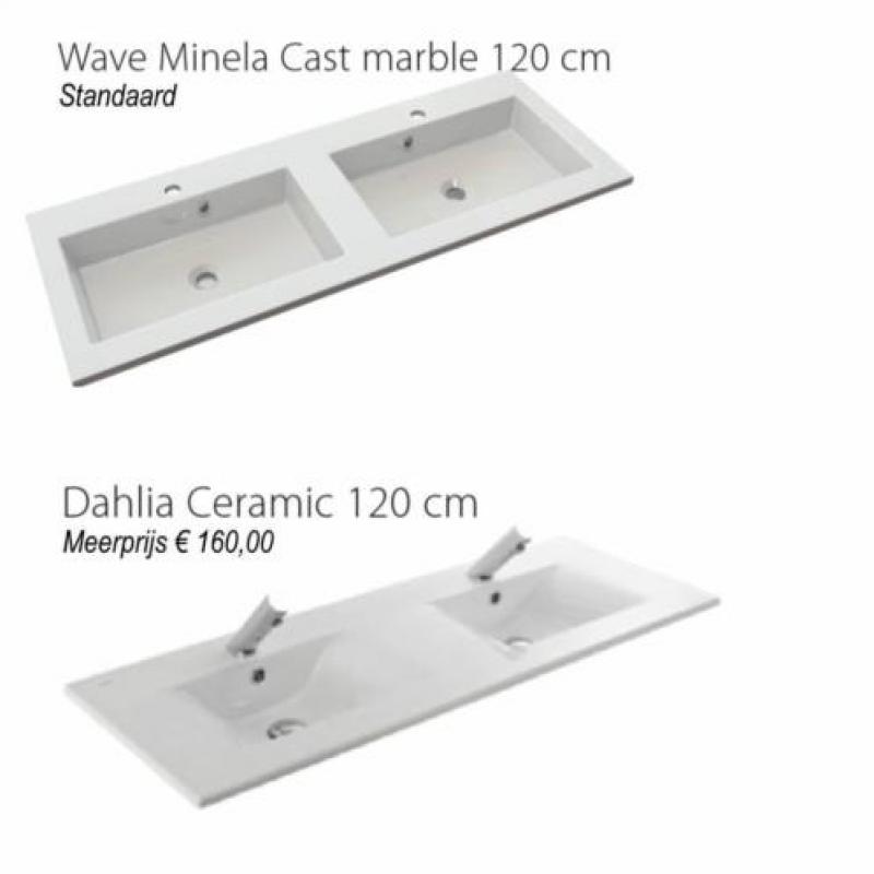 Badmeubel Trendline 120cm Canyon Oak Softclose (Verschill...