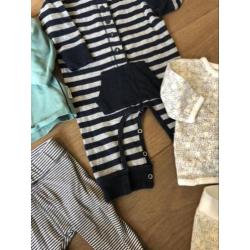 Pakket met 39 stuks, Petit bateau, Z8, Tumble ‘n dry 50 & 56