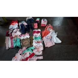 Babykleertjes meisje mt 50 tm 68.