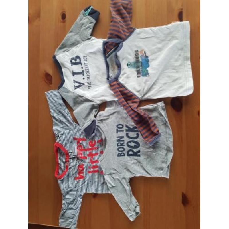18 shirtjes maat 50/56