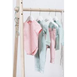 Jollein romper Hearts soft pink