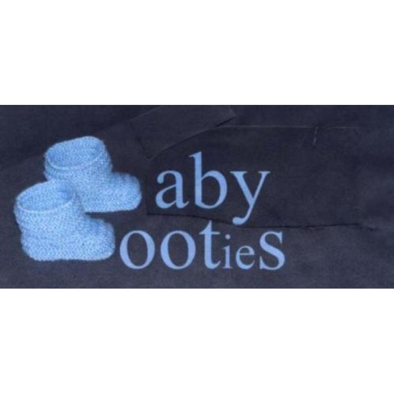 Bruine Baby Booties maat 0-3 maanden