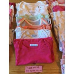 Rompers pakket maat 50 (gereserveerd) 50/56, 56 meisje