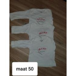 Baby jongens maat 50 pakket