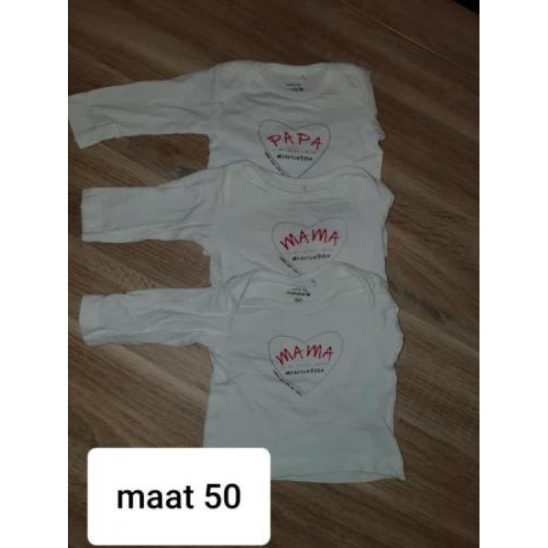 Baby jongens maat 50 pakket