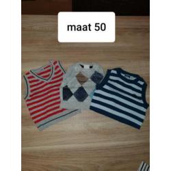 Baby jongens maat 50 pakket