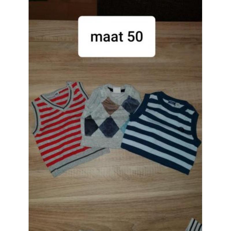 Baby jongens maat 50 pakket