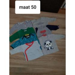 Baby jongens maat 50 pakket