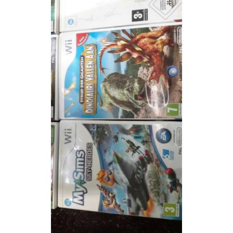 7 Wii spellen, bied per stuk/alles inéén