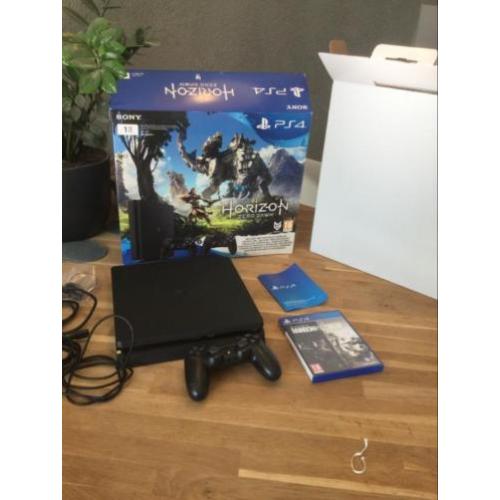 PlayStation 4 1TB JetBlack Slim en V2 controller