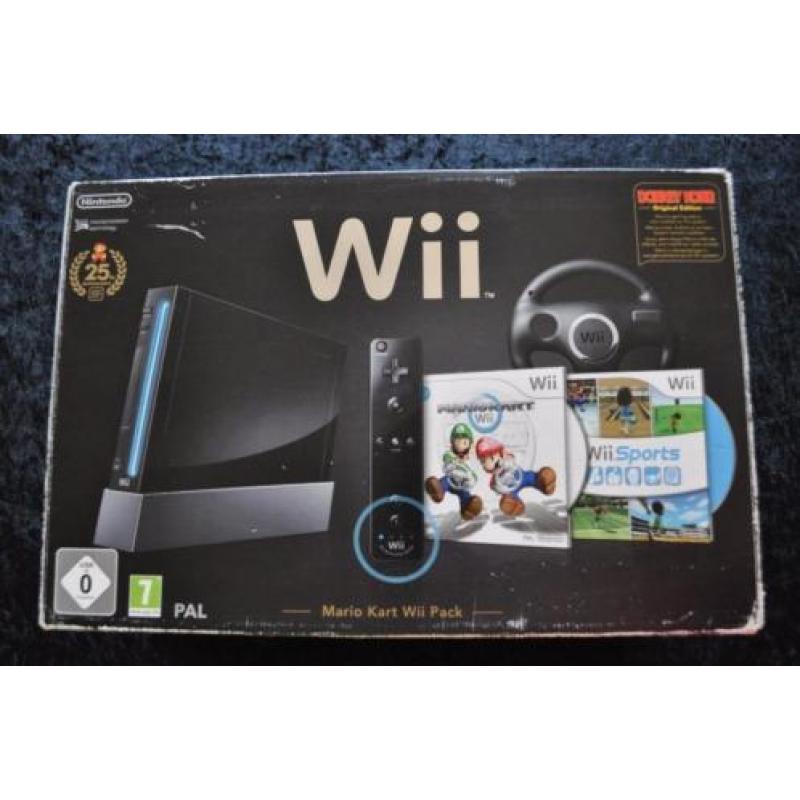 Nintendo Wii Black 25th Anniversary Edition