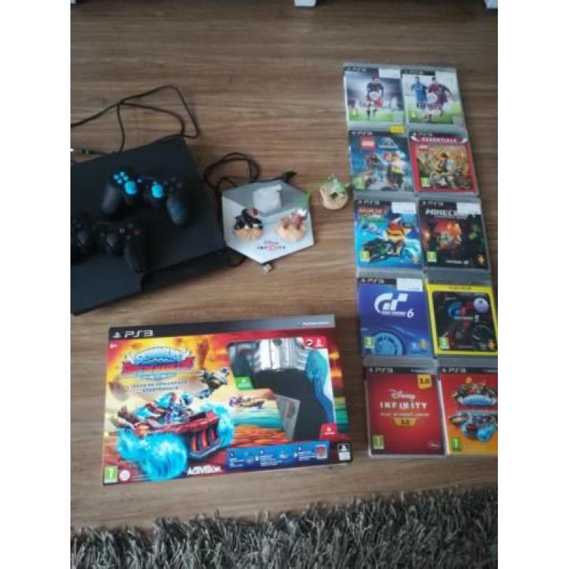 PS3 compleet met 2 controllers