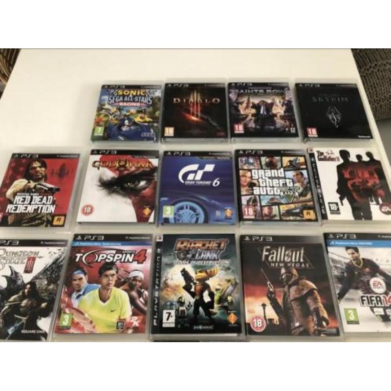 PlayStation 3 met vele topgames