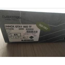 Nieuwe Lowa innox gore-tex all black wandelschoenen