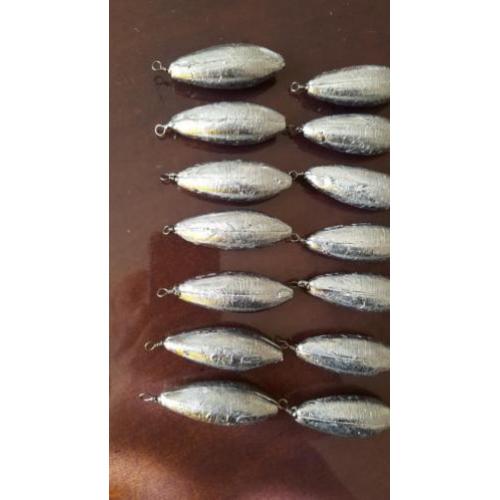 te koop 120gr en 100gr zee vis lood