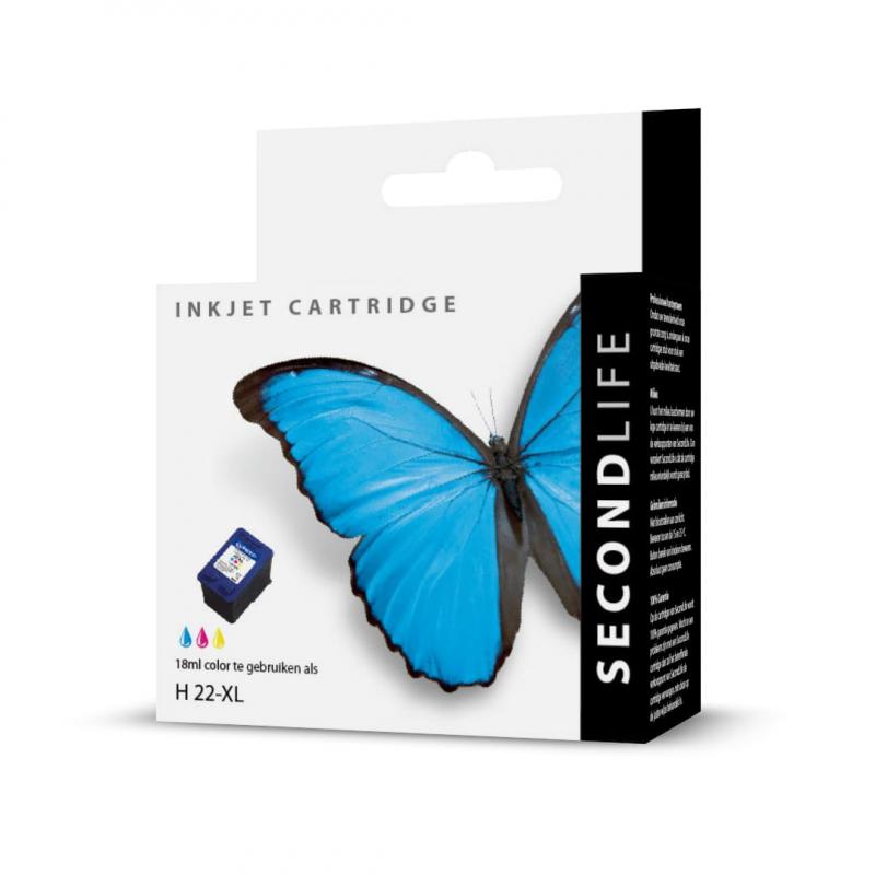 SecondLife HP 22 XL kleur