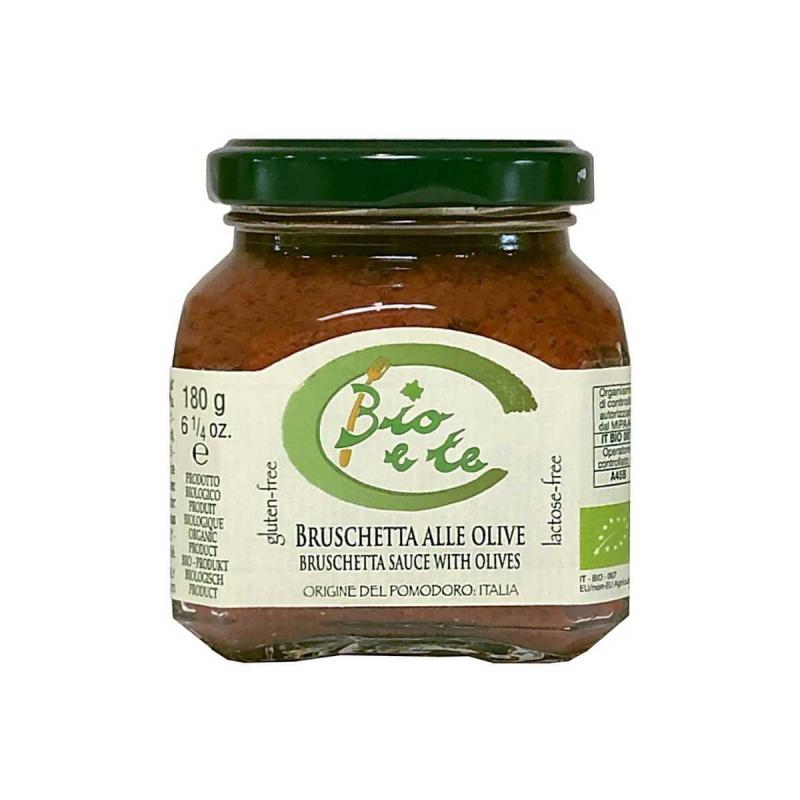 Bio & Te Bruschetta Tomaten en Olijven Tapenade 180g, bio