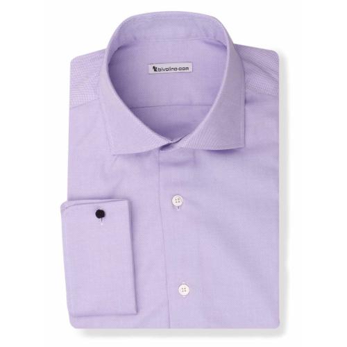 LIRICIANO - Royal Oxford lila Overhemd - LABA 3 Clifton Lamc