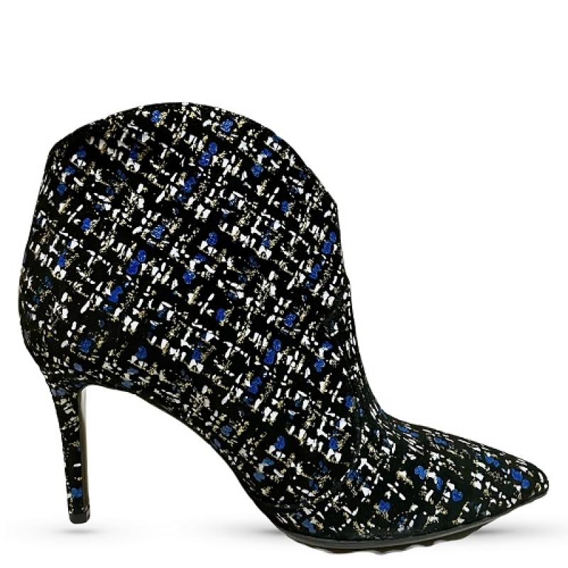 amelie glamour bootie zwart wit