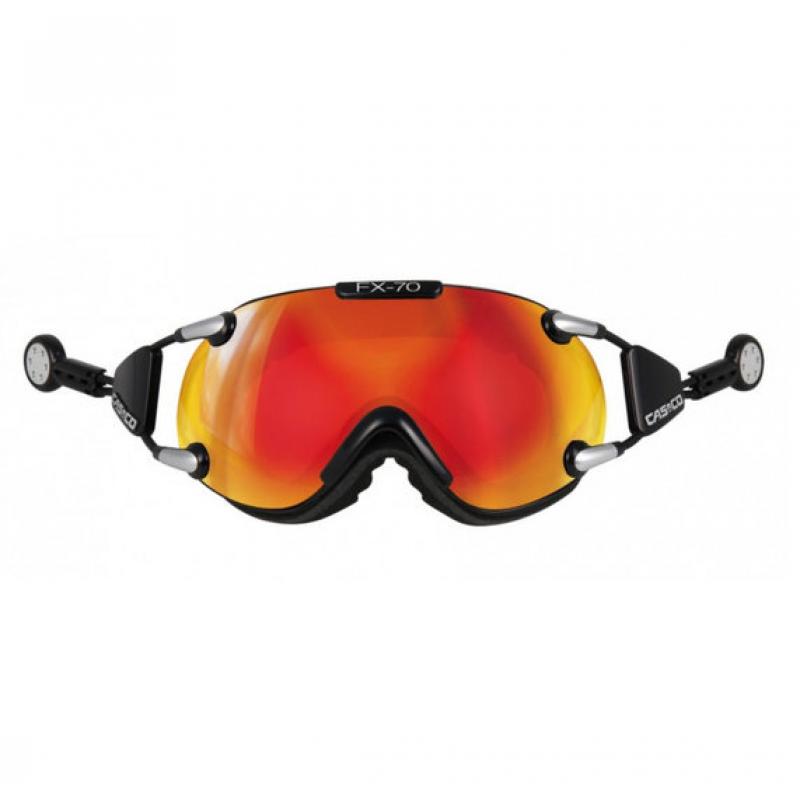 Skibril Casco fx-70 carbonic - Zwart - mirror cat. 2 - (☁/☀)